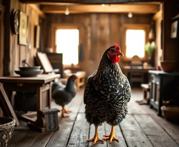 barred plymouth rock pullet