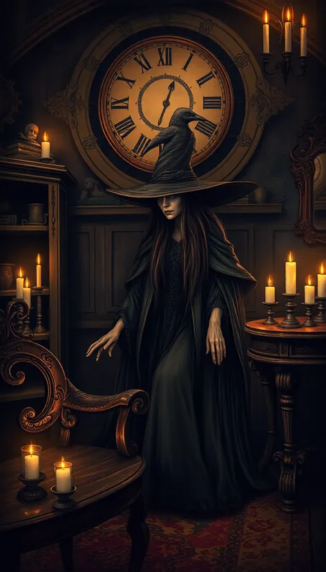 vintage witch art