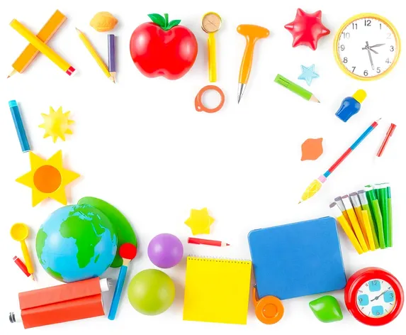 school stuff transparent background