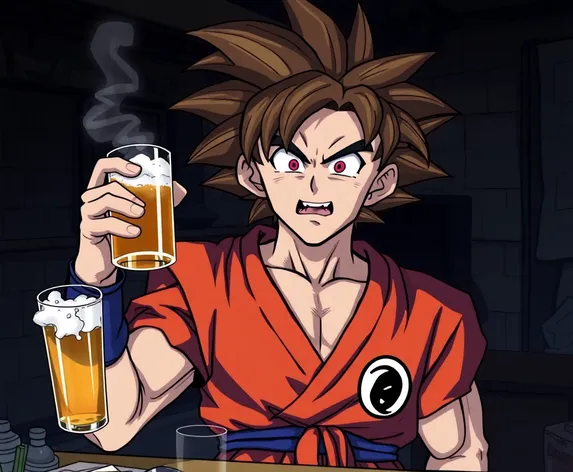 drunk goku