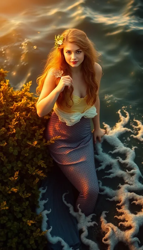 vintage mermaid photo