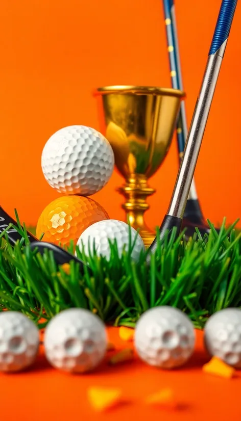 orange golf tournament poster