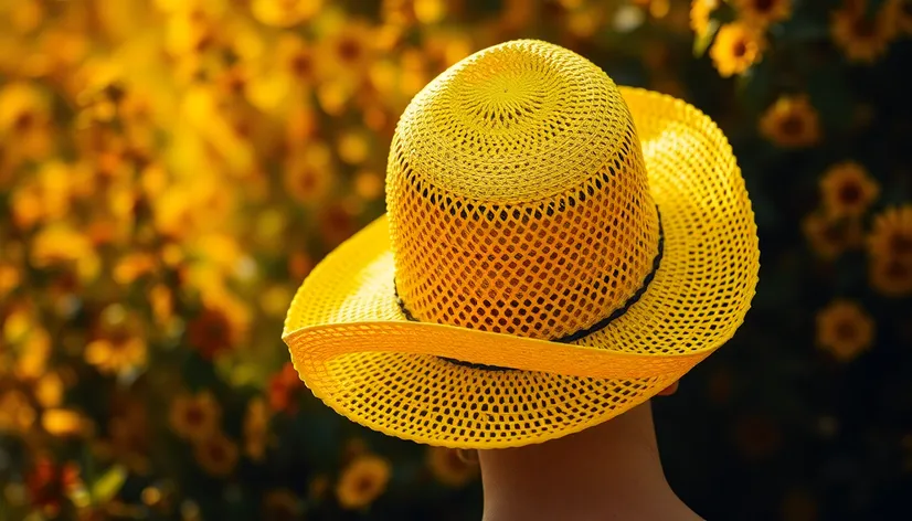 yellow hat