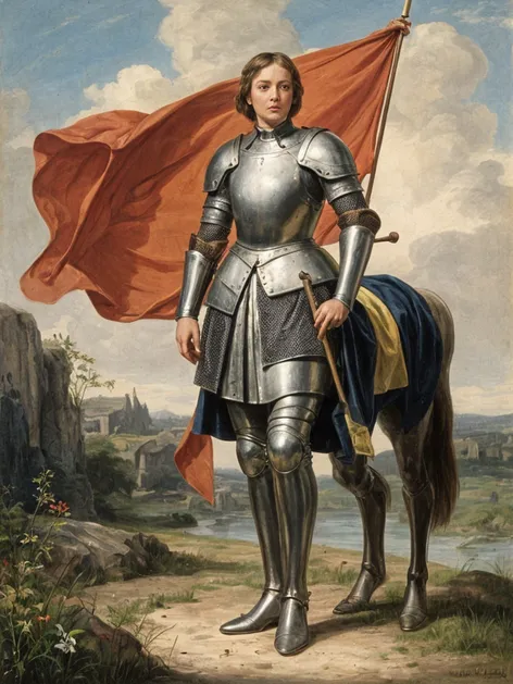 Joan of arc standing