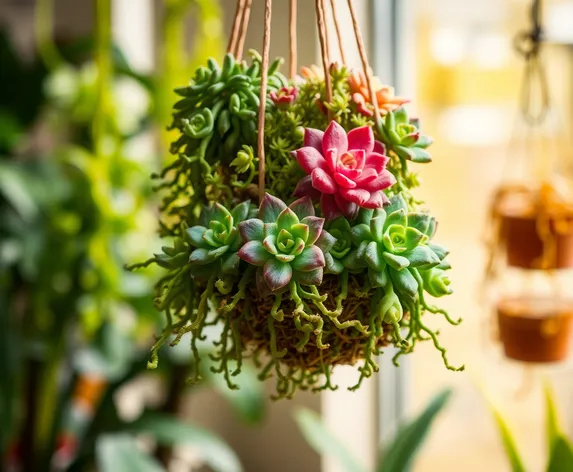 hanging succulent plants