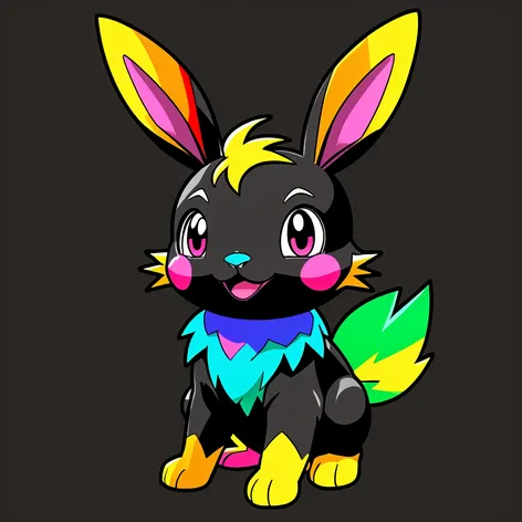 rainbow bunny