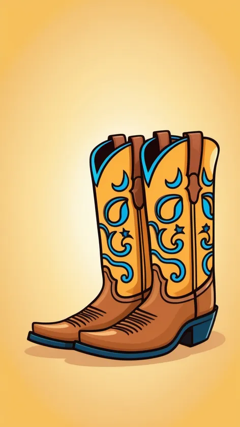 cartoon cowboy boots