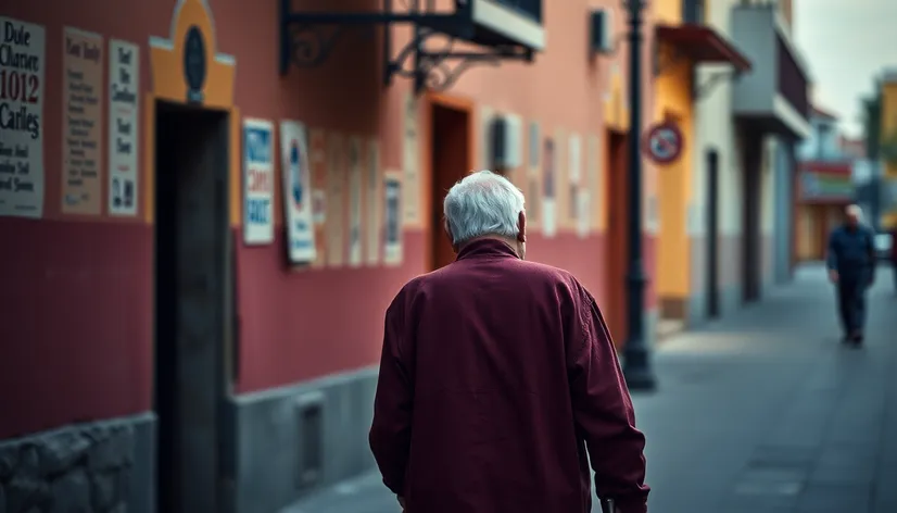 old person with cane