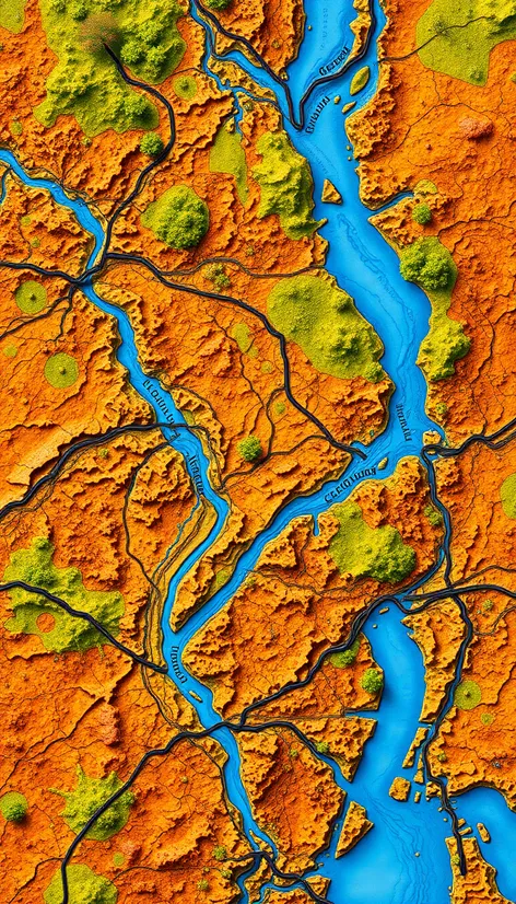 ohio river on map