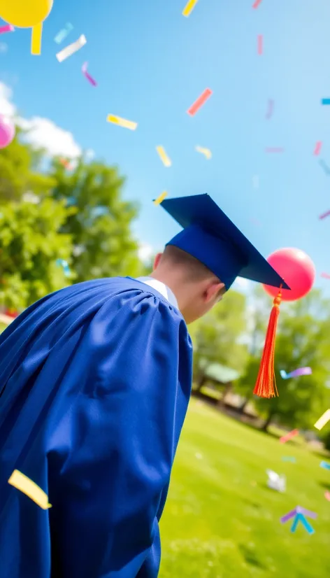 gradution photo outside