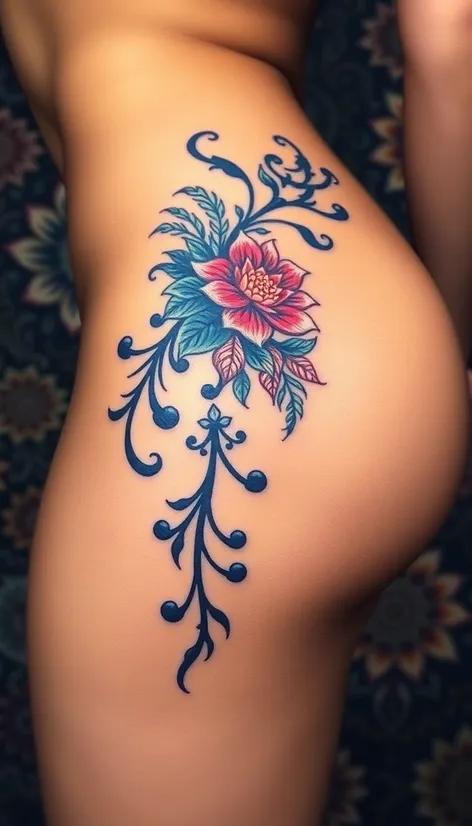 tattoo back thigh