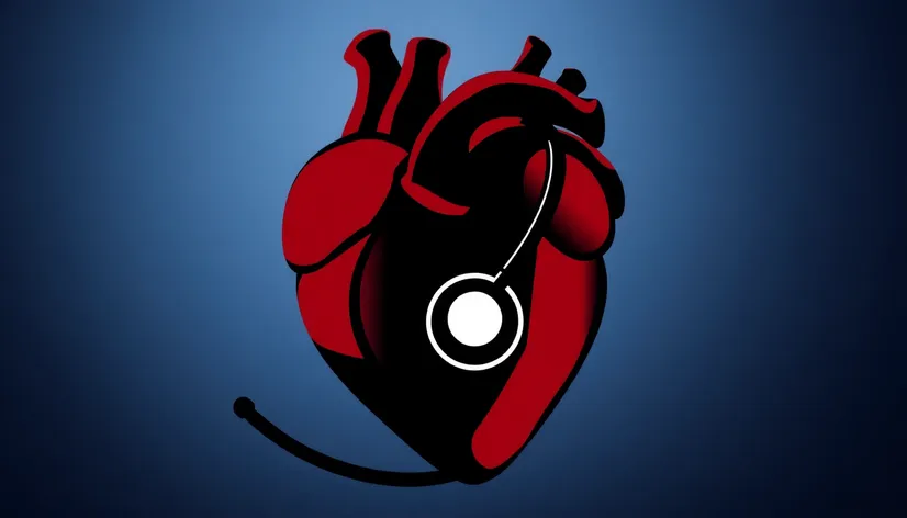 heart stethoscope silhouette png