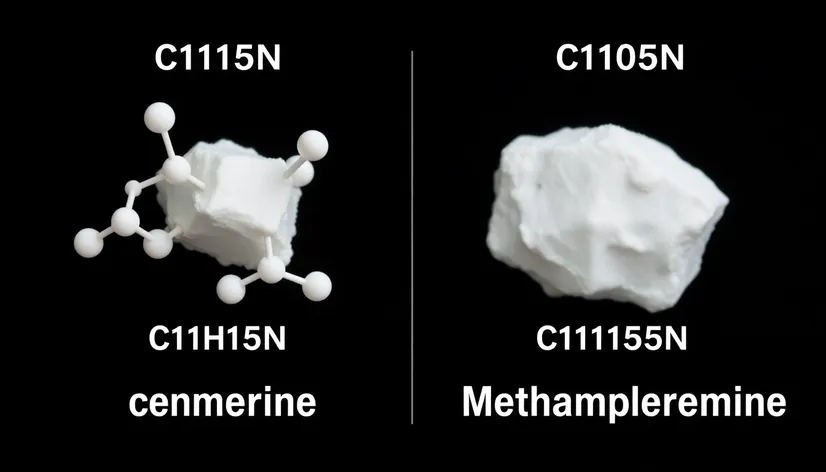 structure of phentermine vs