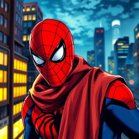 spiderman scarf