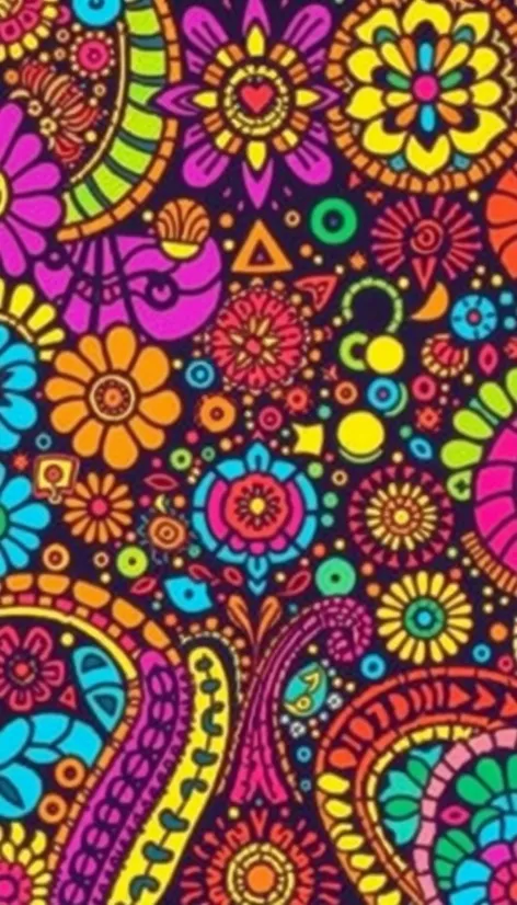 hand drawn colorful desktop