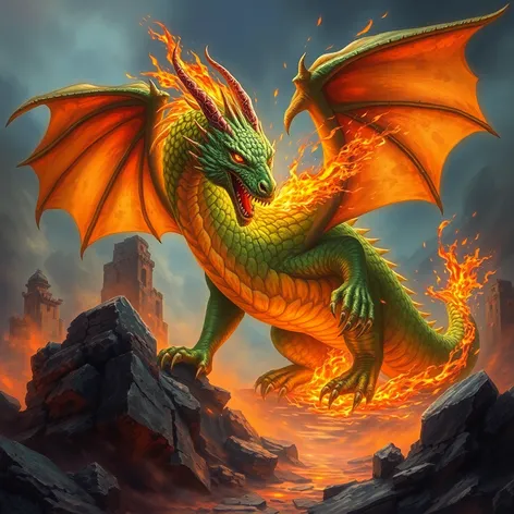 earth dragon art