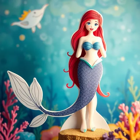 ariel paper doll