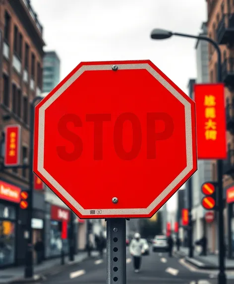 stop visual sign