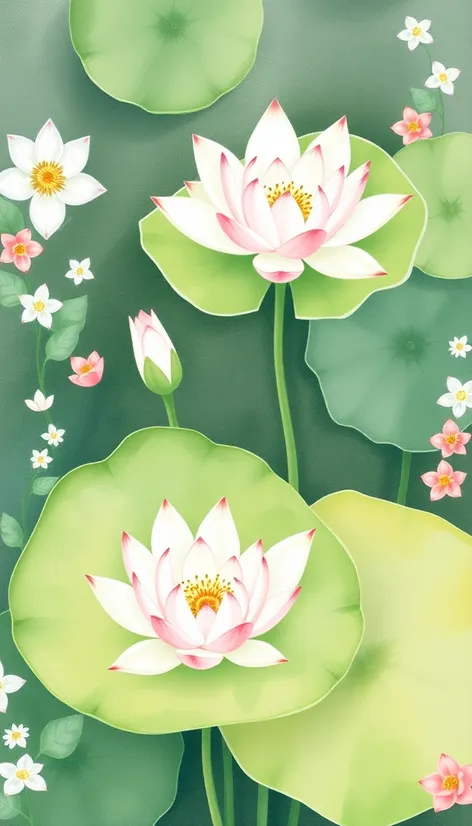 lily pad drawing