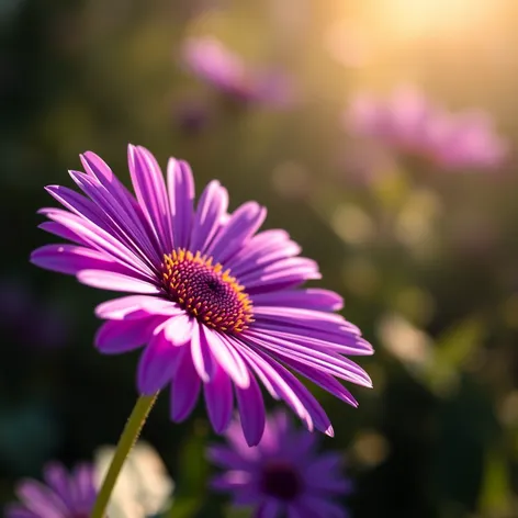 purple daisy flower