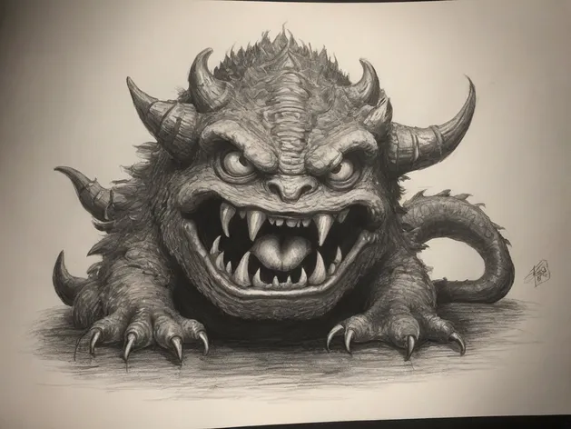 monster drawing