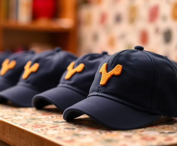 cute navy blue caps