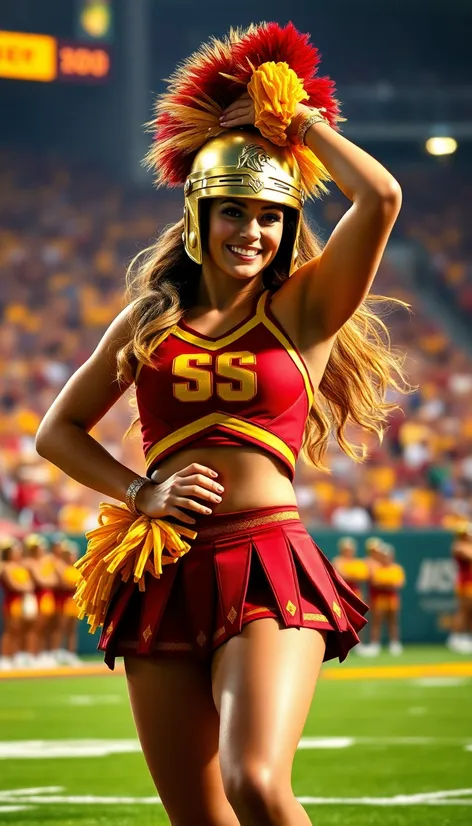 usc cheerleader uniform