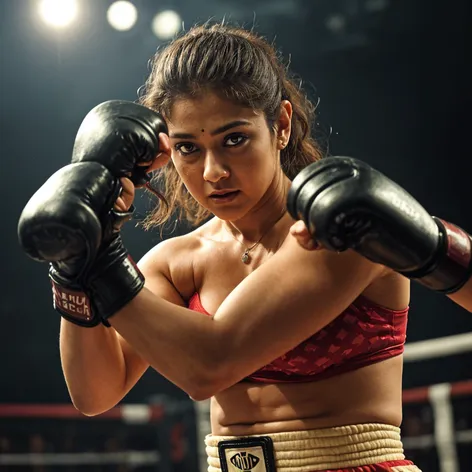 Nayanthara fight man, mixed