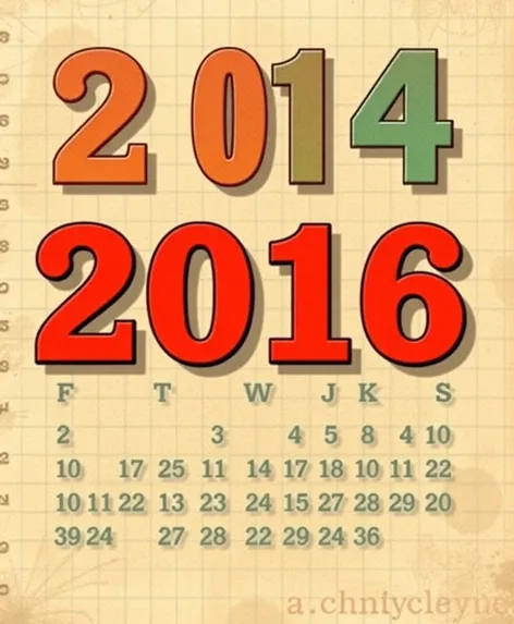 2014 calendar