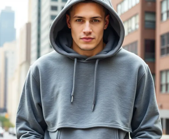 cropped hoodie men