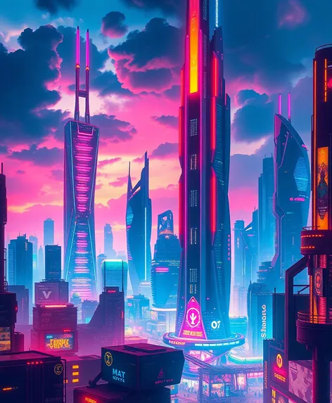 futuristic african city