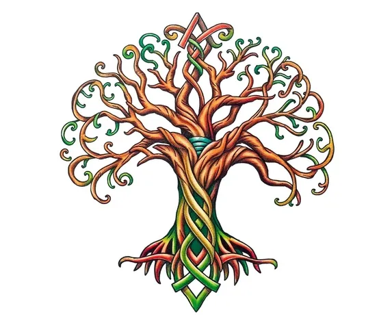 tattoo celtic tree of