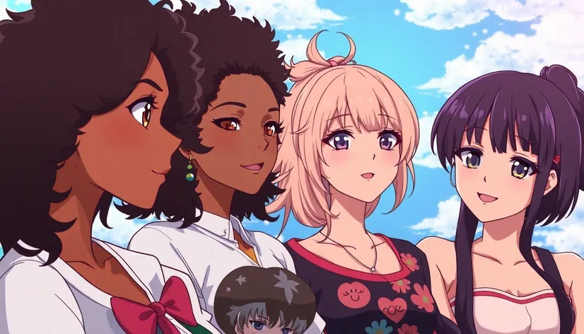 black women in anime