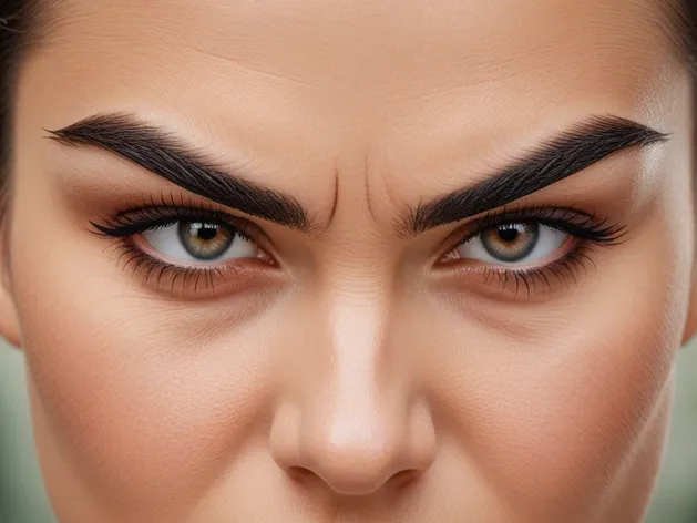 angry eyebrows