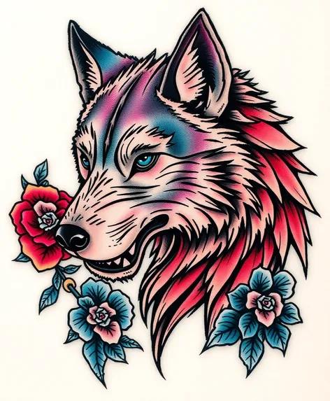 cool wolf tattoos