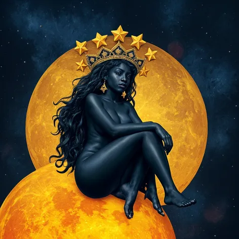 Black woman with crown