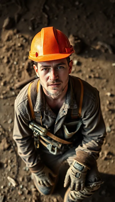 drawing construction worker