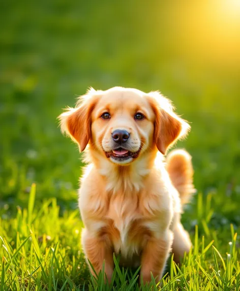 small golden retriever