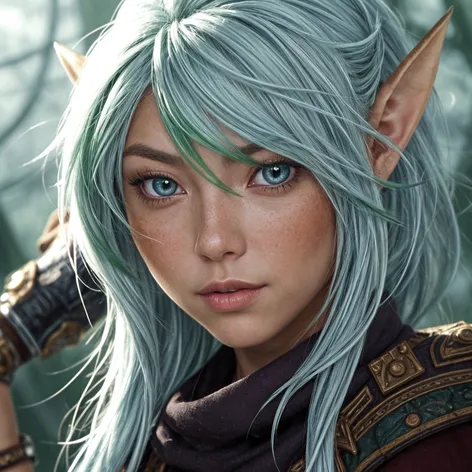 Eladrin elf, ranger, asian