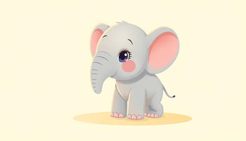 baby elephant drawing