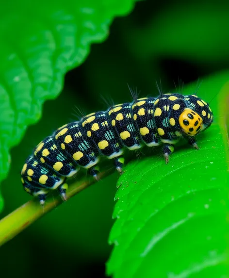 caterpillar giant leopard moth