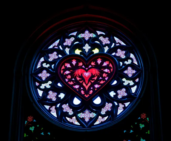 heart crest window