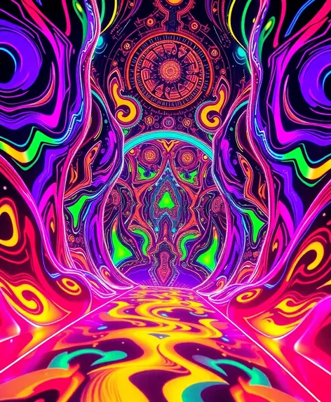 4k wallpaper trippy