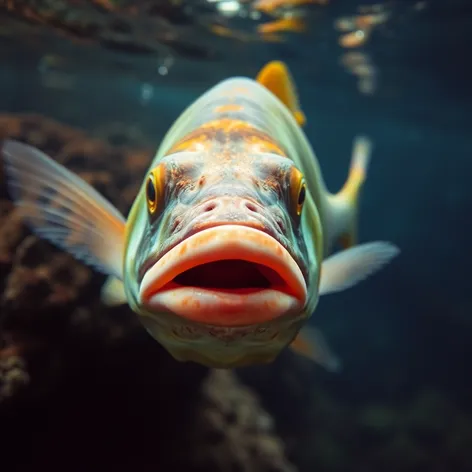 fish with lips