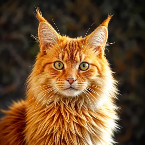 norwegian forest cat orange