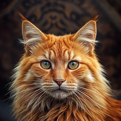 norwegian forest cat orange