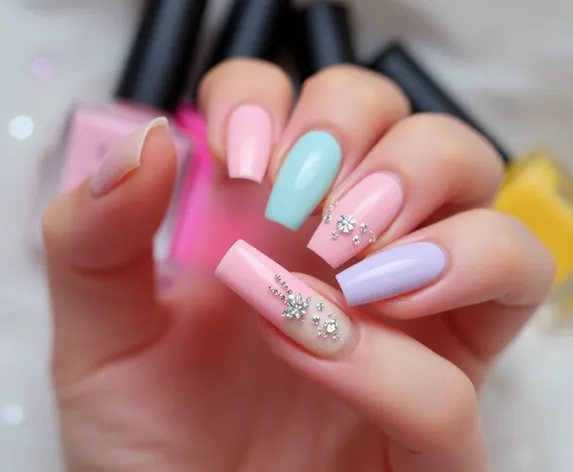 acrylic cute nails