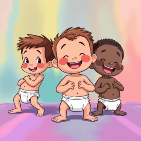 cartoons in diapers