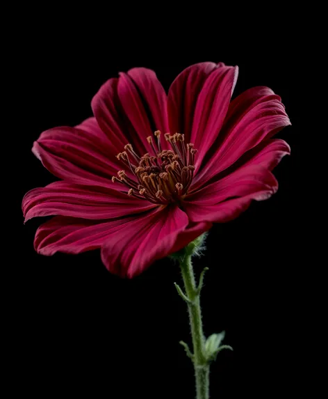 flower with black background