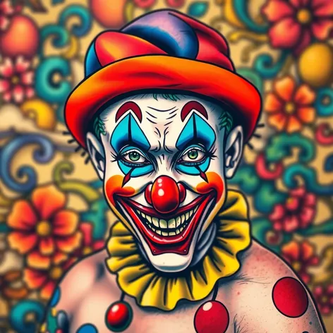 clown tattoo